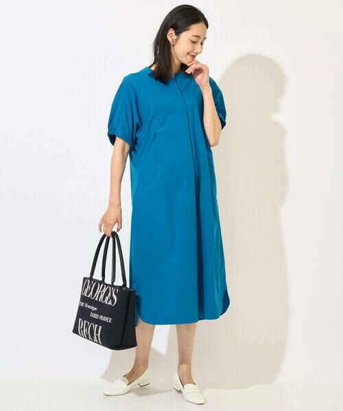 GEORGES RECH / ジョルジュ・レッシュ ロング・マキシ丈ワンピース | [撥水加工]撥水タフタドルマンスリーブワンピース | 詳細17