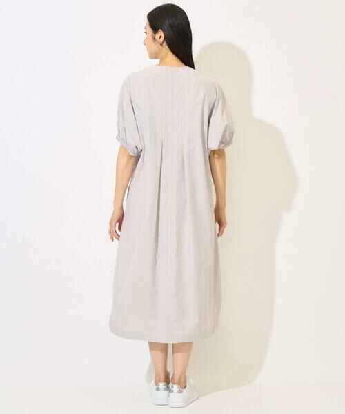 GEORGES RECH / ジョルジュ・レッシュ ロング・マキシ丈ワンピース | [撥水加工]撥水タフタドルマンスリーブワンピース | 詳細3
