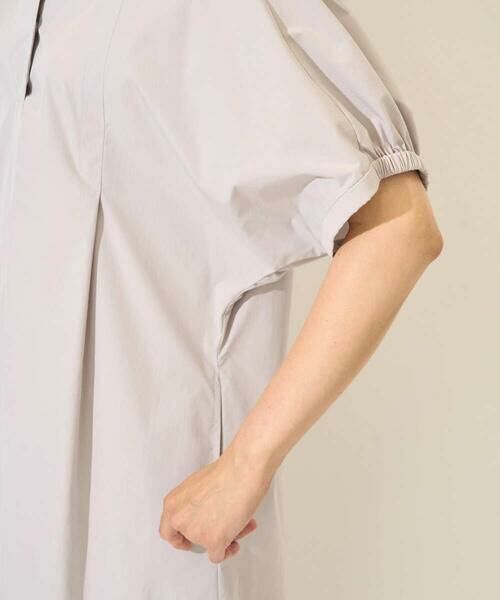 GEORGES RECH / ジョルジュ・レッシュ ロング・マキシ丈ワンピース | [撥水加工]撥水タフタドルマンスリーブワンピース | 詳細5