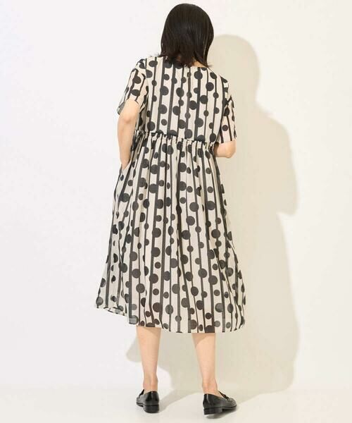 GEORGES RECH / ジョルジュ・レッシュ ロング・マキシ丈ワンピース | ドットストライプシアーワンピース | 詳細14