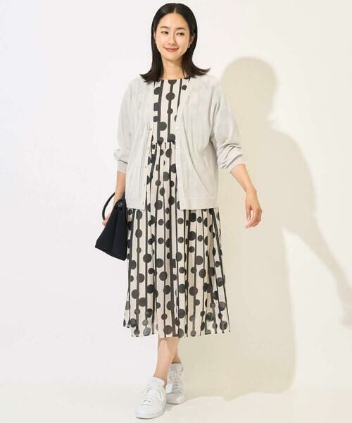 GEORGES RECH / ジョルジュ・レッシュ ロング・マキシ丈ワンピース | ドットストライプシアーワンピース | 詳細18