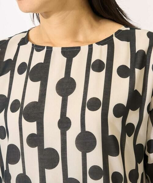 GEORGES RECH / ジョルジュ・レッシュ ロング・マキシ丈ワンピース | ドットストライプシアーワンピース | 詳細6