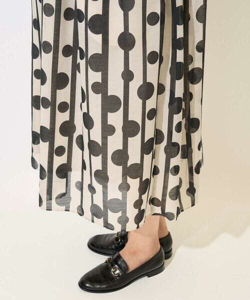 GEORGES RECH / ジョルジュ・レッシュ ロング・マキシ丈ワンピース | ドットストライプシアーワンピース | 詳細9