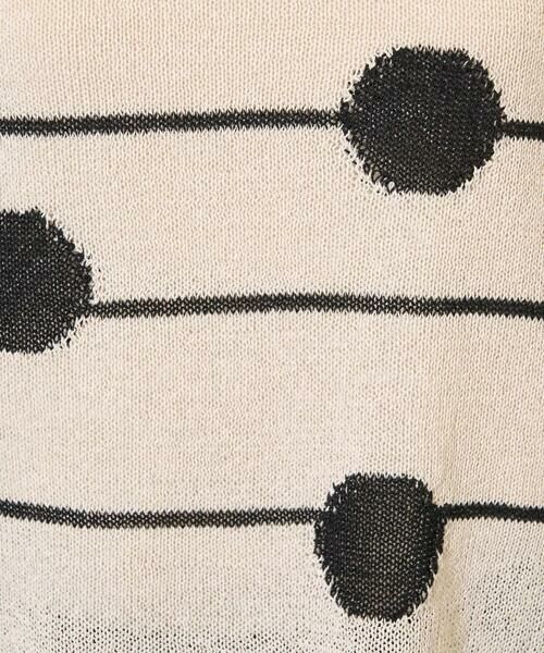 GEORGES RECH / ジョルジュ・レッシュ ニット・セーター | ペーパーヤーンドット5分袖ニット | 詳細10