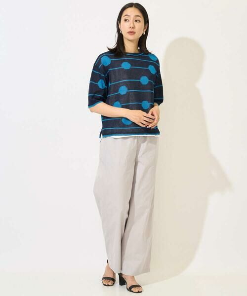 GEORGES RECH / ジョルジュ・レッシュ ニット・セーター | ペーパーヤーンドット5分袖ニット | 詳細14