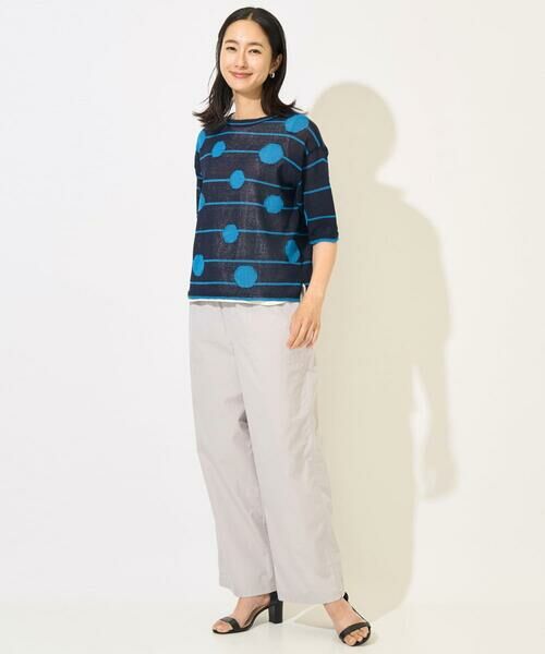 GEORGES RECH / ジョルジュ・レッシュ ニット・セーター | ペーパーヤーンドット5分袖ニット | 詳細15