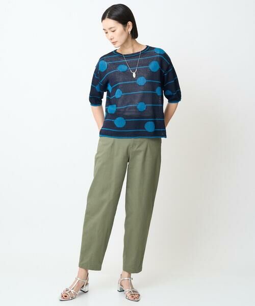 GEORGES RECH / ジョルジュ・レッシュ ニット・セーター | ペーパーヤーンドット5分袖ニット | 詳細17