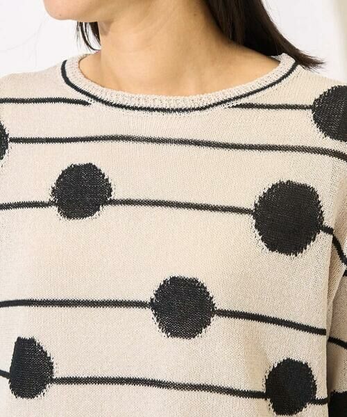 GEORGES RECH / ジョルジュ・レッシュ ニット・セーター | ペーパーヤーンドット5分袖ニット | 詳細7