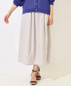 GEORGES RECH / ジョルジュ・レッシュ ロング・マキシ丈スカート | [撥水加工]タフタイージーギャザースカート