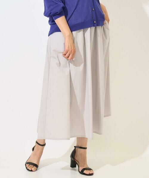 GEORGES RECH / ジョルジュ・レッシュ ロング・マキシ丈スカート | [撥水加工]タフタイージーギャザースカート | 詳細1