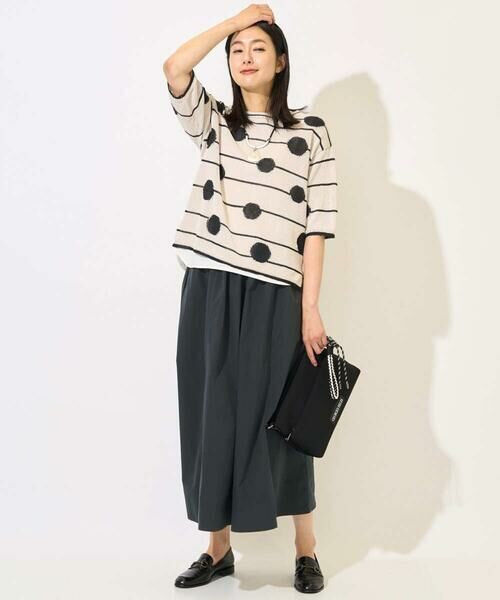 GEORGES RECH / ジョルジュ・レッシュ ロング・マキシ丈スカート | [撥水加工]タフタイージーギャザースカート | 詳細13