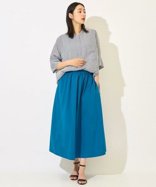 GEORGES RECH / ジョルジュ・レッシュ ロング・マキシ丈スカート | [撥水加工]タフタイージーギャザースカート | 詳細27