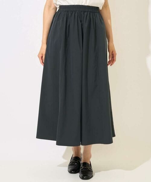 GEORGES RECH / ジョルジュ・レッシュ ロング・マキシ丈スカート | [撥水加工]タフタイージーギャザースカート | 詳細3
