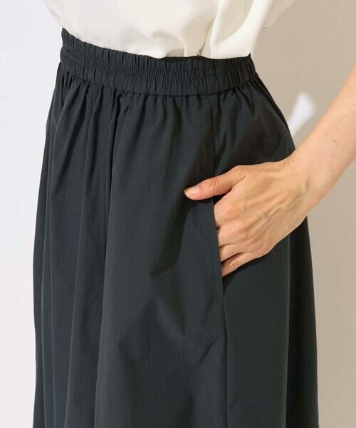 GEORGES RECH / ジョルジュ・レッシュ ロング・マキシ丈スカート | [撥水加工]タフタイージーギャザースカート | 詳細7