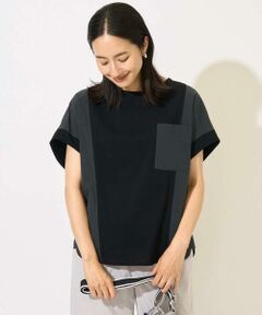 GEORGES RECH / ジョルジュ・レッシュ カットソー | [撥水加工]ドルマンスリーブジャージーコンビカットソー