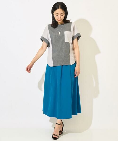 GEORGES RECH / ジョルジュ・レッシュ カットソー | [撥水加工]ドルマンスリーブジャージーコンビカットソー | 詳細13