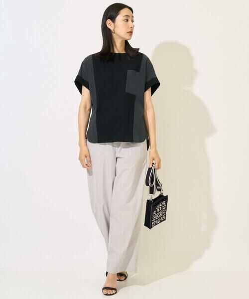 GEORGES RECH / ジョルジュ・レッシュ カットソー | [撥水加工]ドルマンスリーブジャージーコンビカットソー | 詳細15