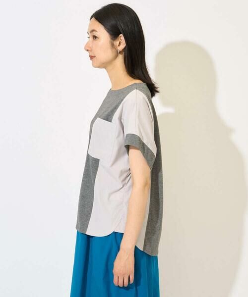 GEORGES RECH / ジョルジュ・レッシュ カットソー | [撥水加工]ドルマンスリーブジャージーコンビカットソー | 詳細5