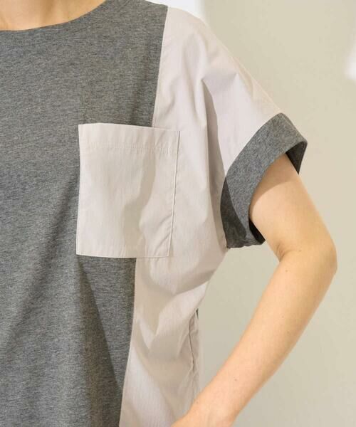 GEORGES RECH / ジョルジュ・レッシュ カットソー | [撥水加工]ドルマンスリーブジャージーコンビカットソー | 詳細8