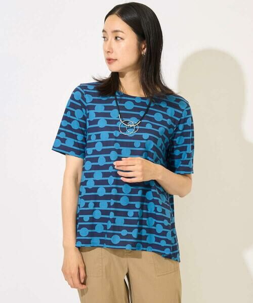 GEORGES RECH / ジョルジュ・レッシュ カットソー | [日本製]ドットボーダーカットソー | 詳細4