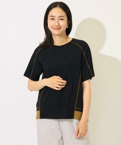 GEORGES RECH / ジョルジュ・レッシュ カットソー | [接触冷感/紫外線カット/速乾/遮熱]メロウラインカットソー | 詳細1