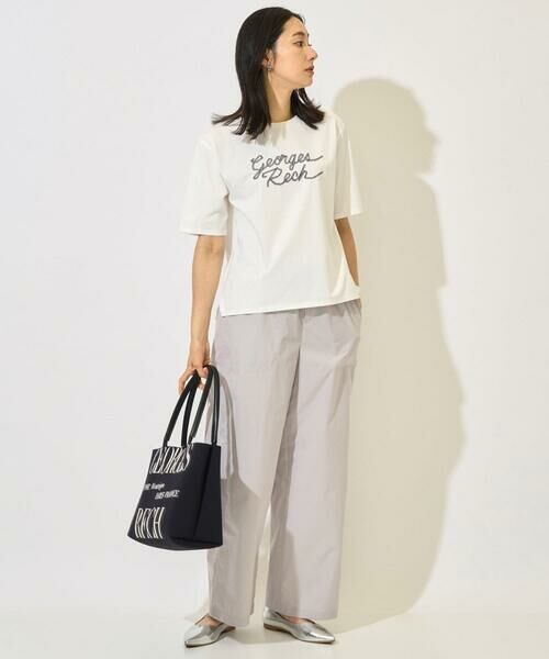 GEORGES RECH / ジョルジュ・レッシュ カットソー | [接触冷感/紫外線カット/遮熱]テーププリントロゴカットソー | 詳細16