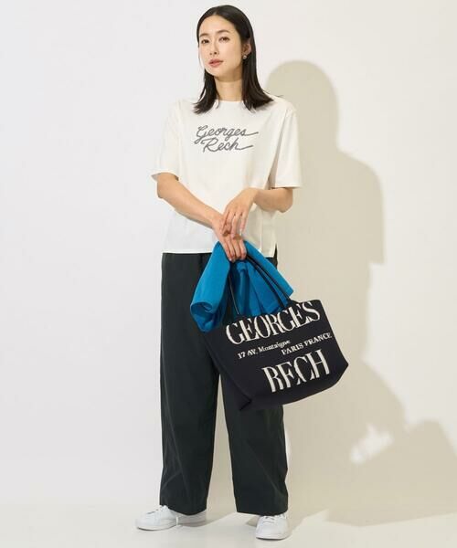 GEORGES RECH / ジョルジュ・レッシュ カットソー | [接触冷感/紫外線カット/遮熱]テーププリントロゴカットソー | 詳細22