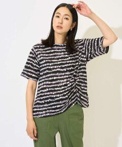 GEORGES RECH / ジョルジュ・レッシュ カットソー | [日本製]ランダムボーダータックジャージーカットソー
