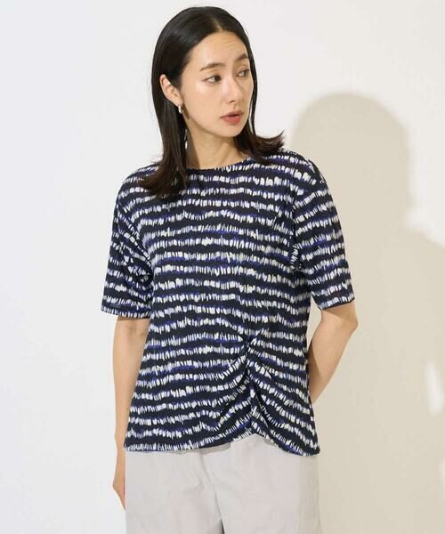 GEORGES RECH / ジョルジュ・レッシュ カットソー | [日本製]ランダムボーダータックジャージーカットソー | 詳細2