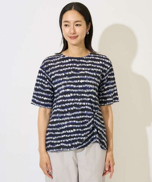 GEORGES RECH / ジョルジュ・レッシュ カットソー | [日本製]ランダムボーダータックジャージーカットソー | 詳細4