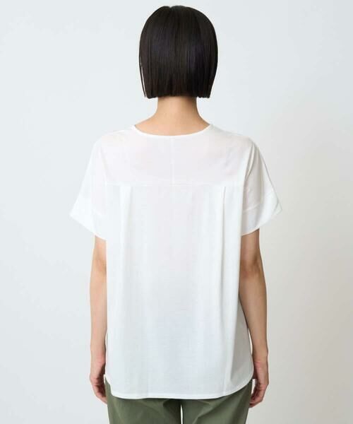 GEORGES RECH / ジョルジュ・レッシュ カットソー | [接触冷感]スーパークールチュールボーダーカットソー | 詳細10