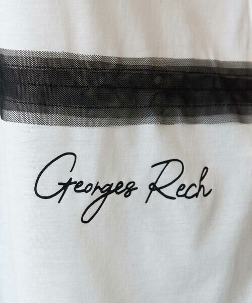 GEORGES RECH / ジョルジュ・レッシュ カットソー | [接触冷感]スーパークールチュールボーダーカットソー | 詳細13