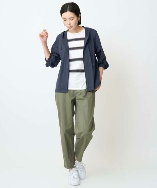 GEORGES RECH / ジョルジュ・レッシュ カットソー | [接触冷感]スーパークールチュールボーダーカットソー | 詳細20