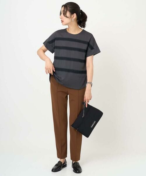 GEORGES RECH / ジョルジュ・レッシュ カットソー | [接触冷感]スーパークールチュールボーダーカットソー | 詳細22