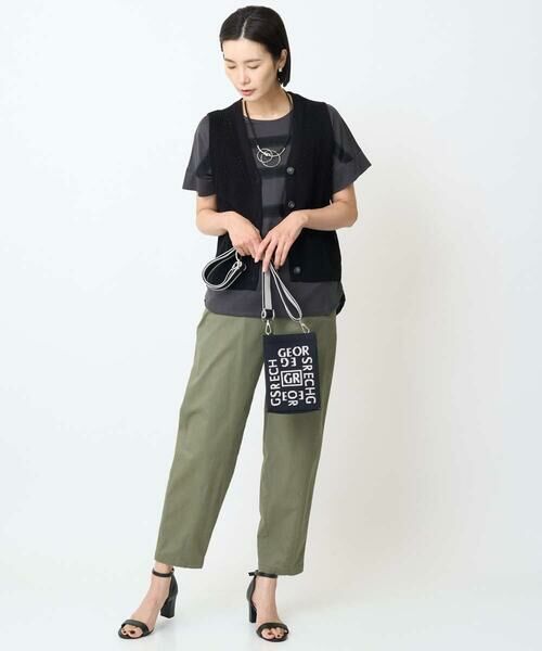 GEORGES RECH / ジョルジュ・レッシュ カットソー | [接触冷感]スーパークールチュールボーダーカットソー | 詳細26