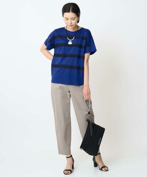 GEORGES RECH / ジョルジュ・レッシュ カットソー | [接触冷感]スーパークールチュールボーダーカットソー | 詳細29