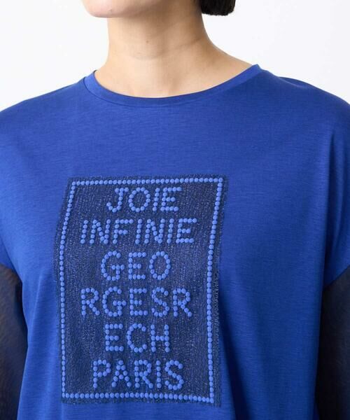 GEORGES RECH / ジョルジュ・レッシュ カットソー | フレアチュールスリーブロゴカットソー | 詳細10