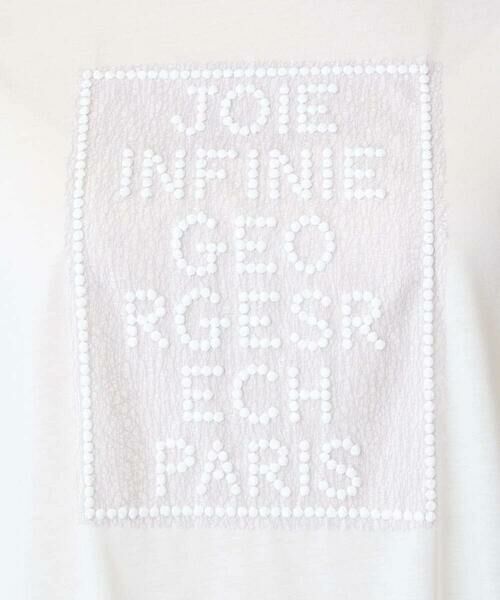 GEORGES RECH / ジョルジュ・レッシュ カットソー | フレアチュールスリーブロゴカットソー | 詳細15