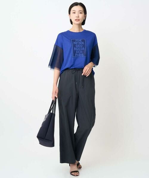 GEORGES RECH / ジョルジュ・レッシュ カットソー | フレアチュールスリーブロゴカットソー | 詳細20