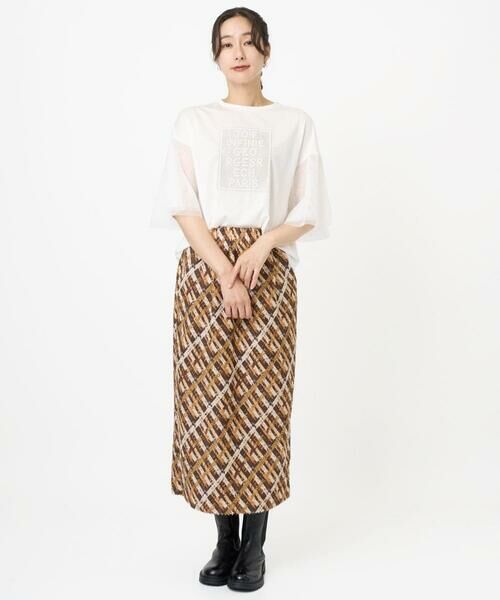 GEORGES RECH / ジョルジュ・レッシュ カットソー | フレアチュールスリーブロゴカットソー | 詳細23