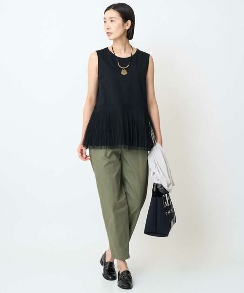 GEORGES RECH / ジョルジュ・レッシュ タンクトップ | [接触冷感/遮熱]チュールプリーツタンクトップ | 詳細14