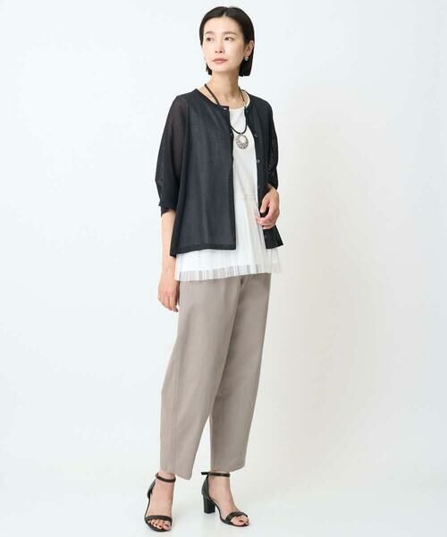 GEORGES RECH / ジョルジュ・レッシュ タンクトップ | [接触冷感/遮熱]チュールプリーツタンクトップ | 詳細20