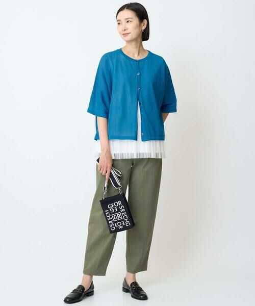 GEORGES RECH / ジョルジュ・レッシュ タンクトップ | [接触冷感/遮熱]チュールプリーツタンクトップ | 詳細21