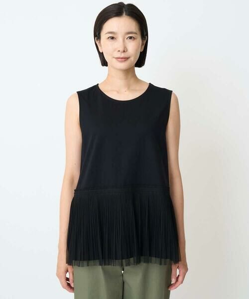 GEORGES RECH / ジョルジュ・レッシュ タンクトップ | [接触冷感/遮熱]チュールプリーツタンクトップ | 詳細7