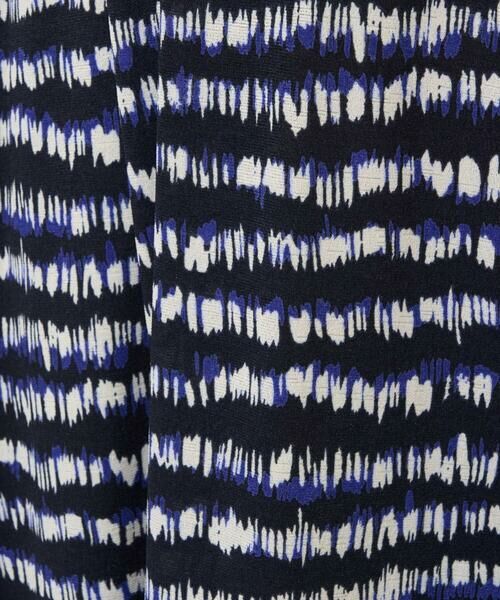 GEORGES RECH / ジョルジュ・レッシュ ロング・マキシ丈ワンピース | [日本製]ランダムボーダーAラインジャージーワンピース | 詳細8