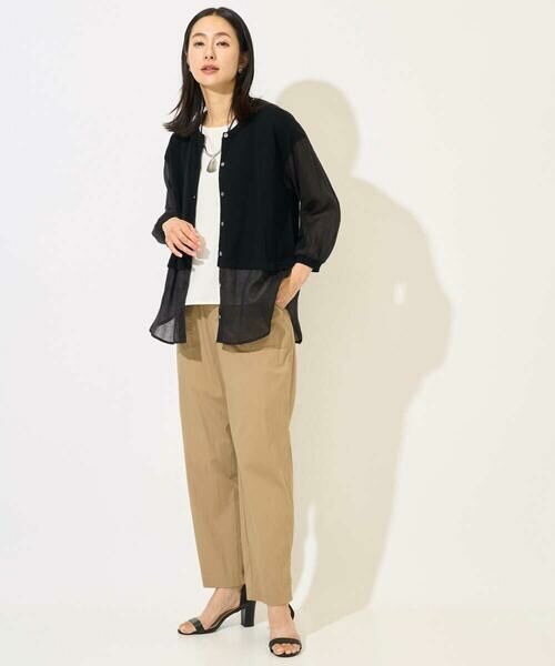 GEORGES RECH / ジョルジュ・レッシュ カーディガン・ボレロ | リネンライクコットンシアーカーディガン | 詳細13