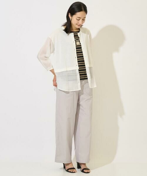 GEORGES RECH / ジョルジュ・レッシュ カーディガン・ボレロ | リネンライクコットンシアーカーディガン | 詳細17