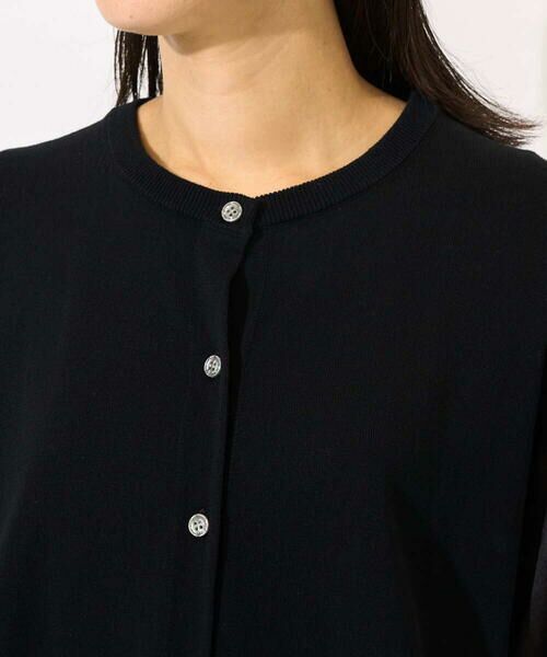 GEORGES RECH / ジョルジュ・レッシュ カーディガン・ボレロ | リネンライクコットンシアーカーディガン | 詳細7