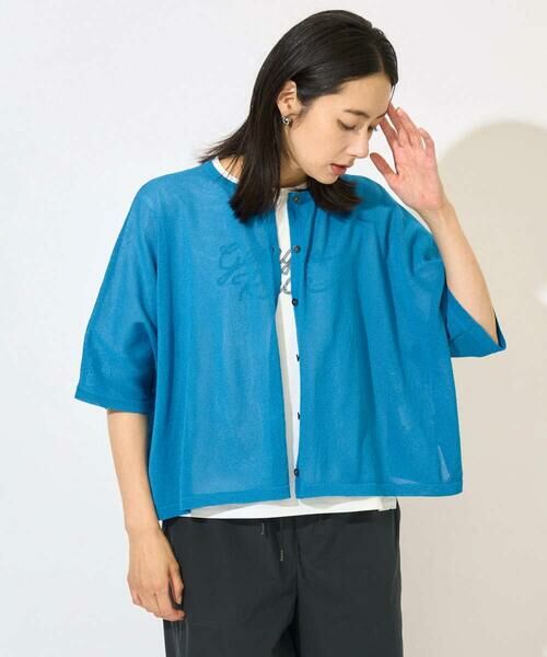 GEORGES RECH / ジョルジュ・レッシュ カーディガン・ボレロ | ペーパーヤーンドルマンスリーブカーディガン | 詳細3