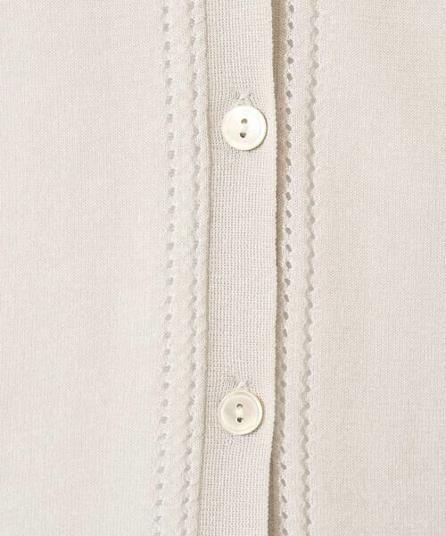 GEORGES RECH / ジョルジュ・レッシュ カーディガン・ボレロ | アイレット8分袖カーディガン | 詳細13